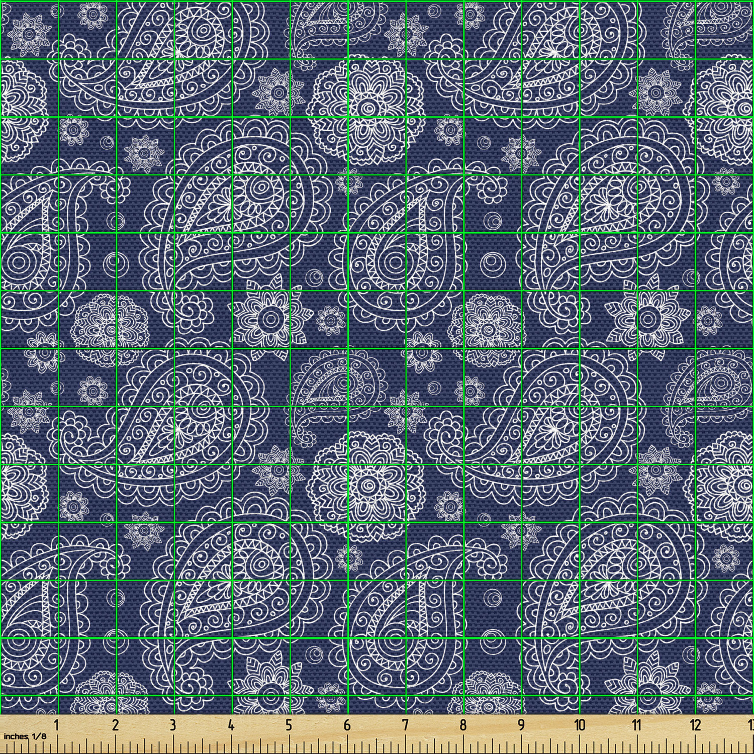 Fabric by The Yard Upholstery Fabric for Home Decorative by Ambesonne - Picture 138 of 152