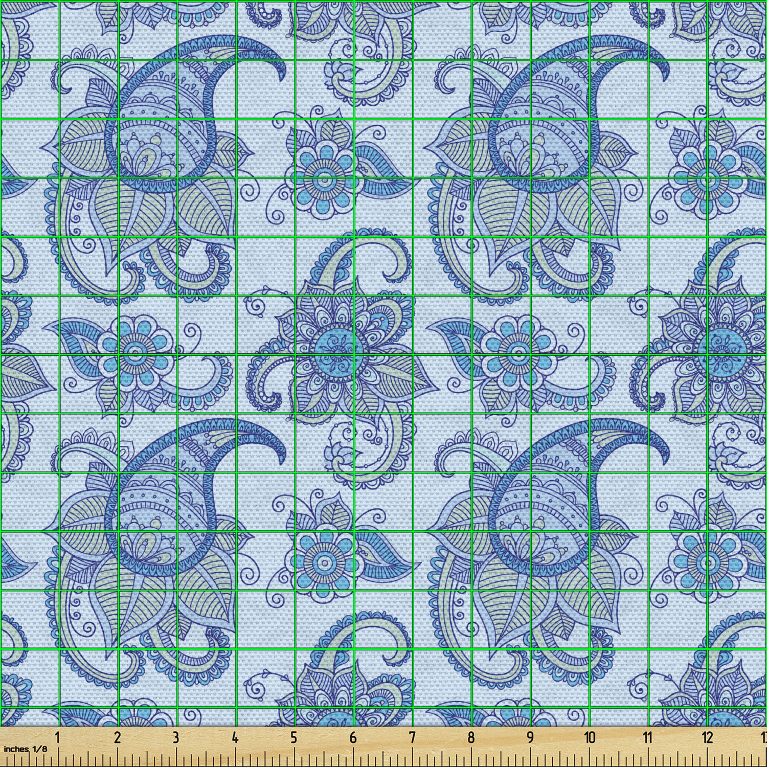 Fabric by The Yard Upholstery Fabric for Home Decorative by Ambesonne - Picture 66 of 152
