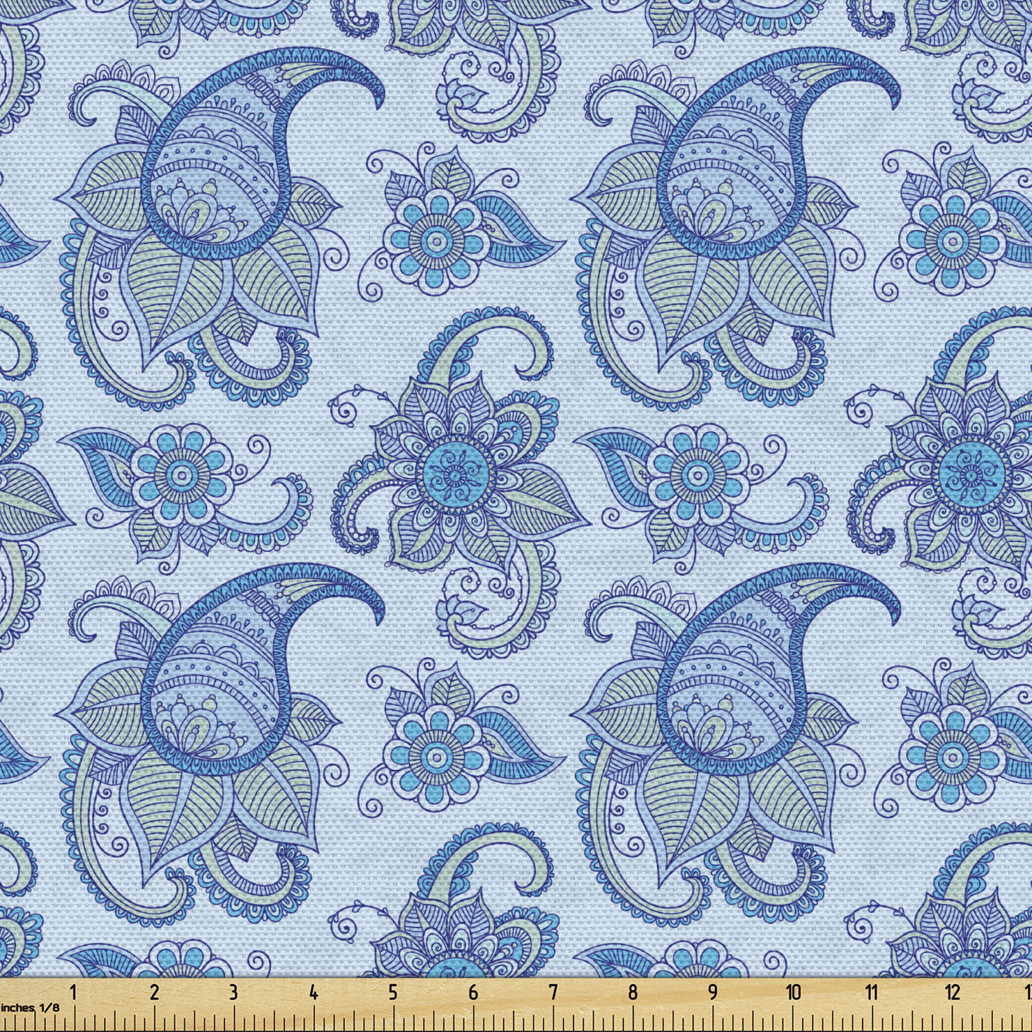 Fabric by The Yard Upholstery Fabric for Home Decorative by Ambesonne - Picture 65 of 152