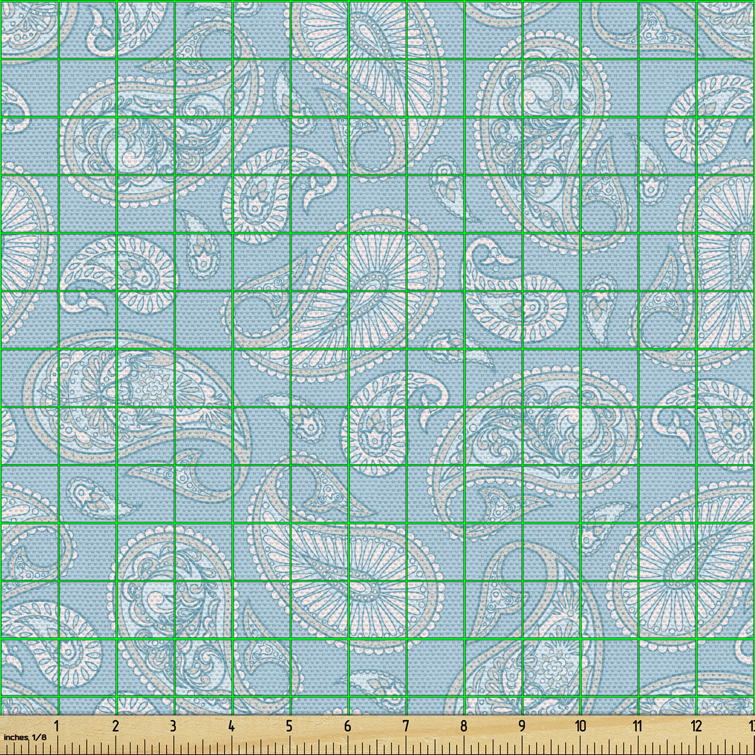 Fabric by The Yard Upholstery Fabric for Home Decorative by Ambesonne - Picture 118 of 152