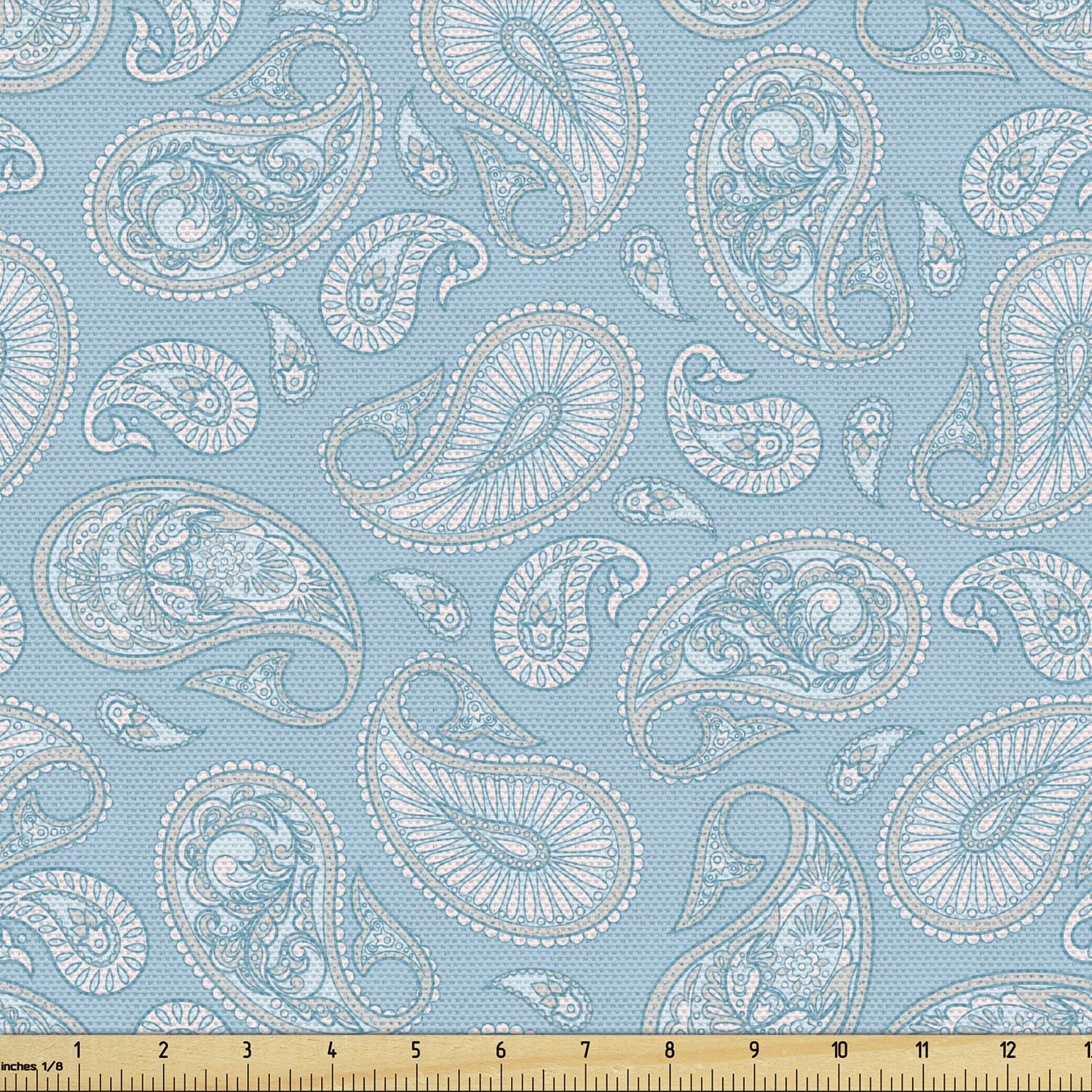 Fabric by The Yard Upholstery Fabric for Home Decorative by Ambesonne - Picture 117 of 152