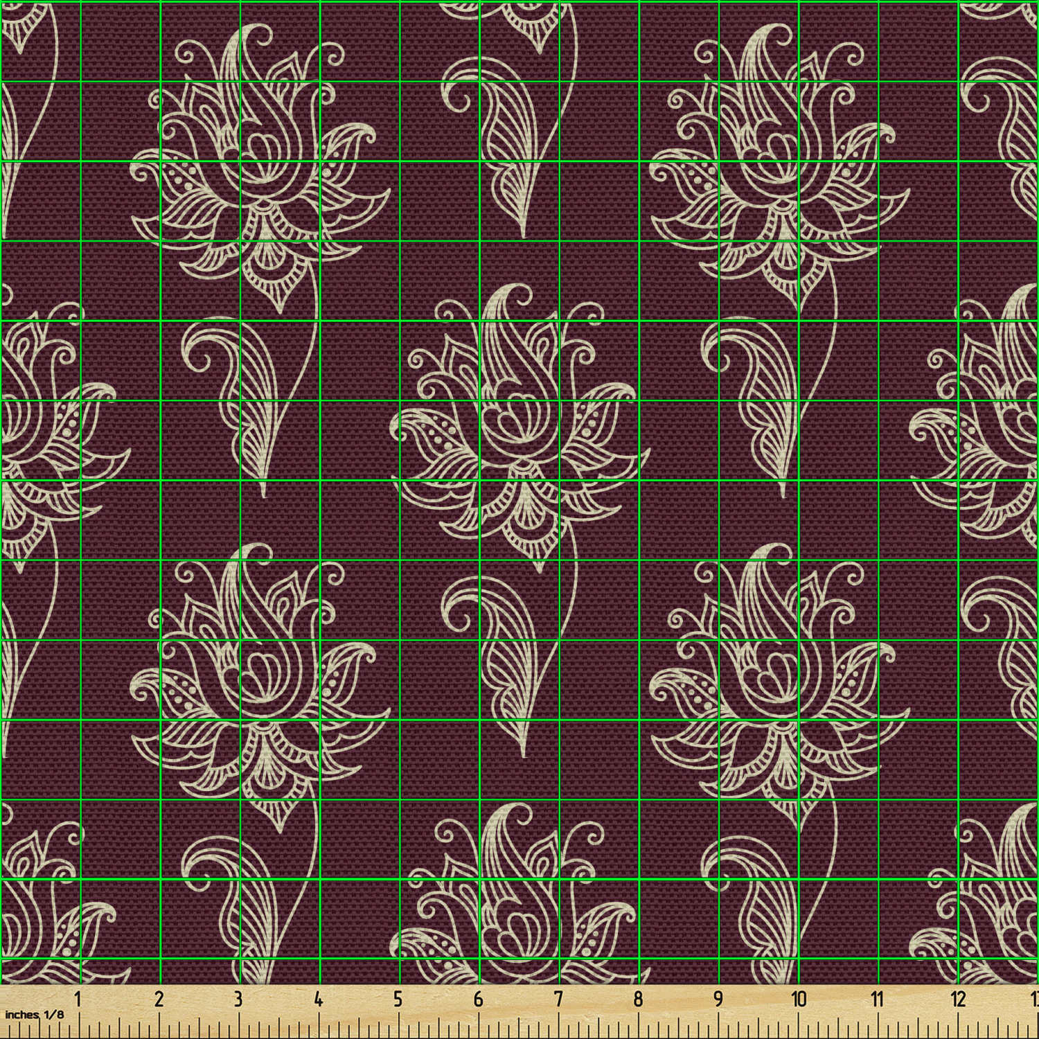 Fabric by The Yard Upholstery Fabric for Home Decorative by Ambesonne - Picture 50 of 152