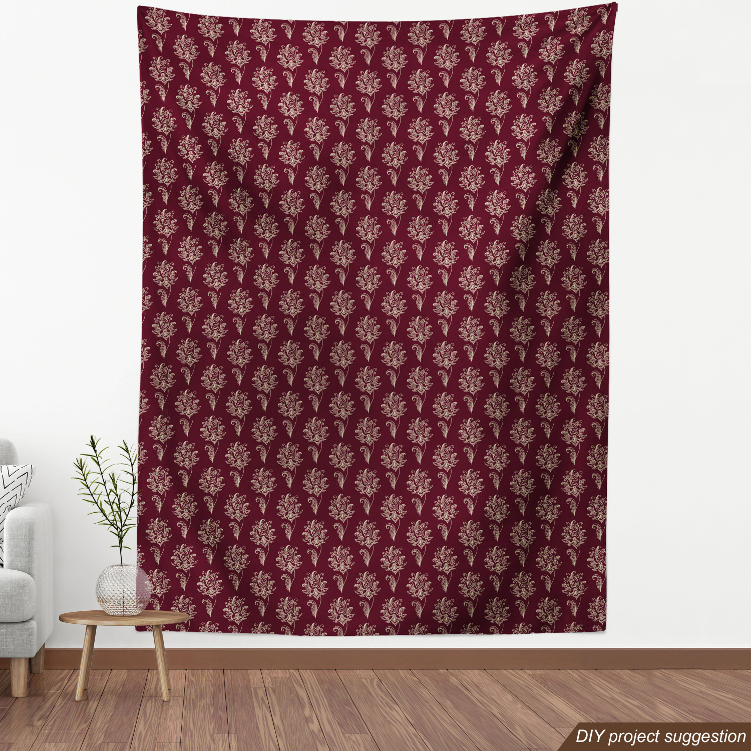 Fabric by The Yard Upholstery Fabric for Home Decorative by Ambesonne - Picture 52 of 152