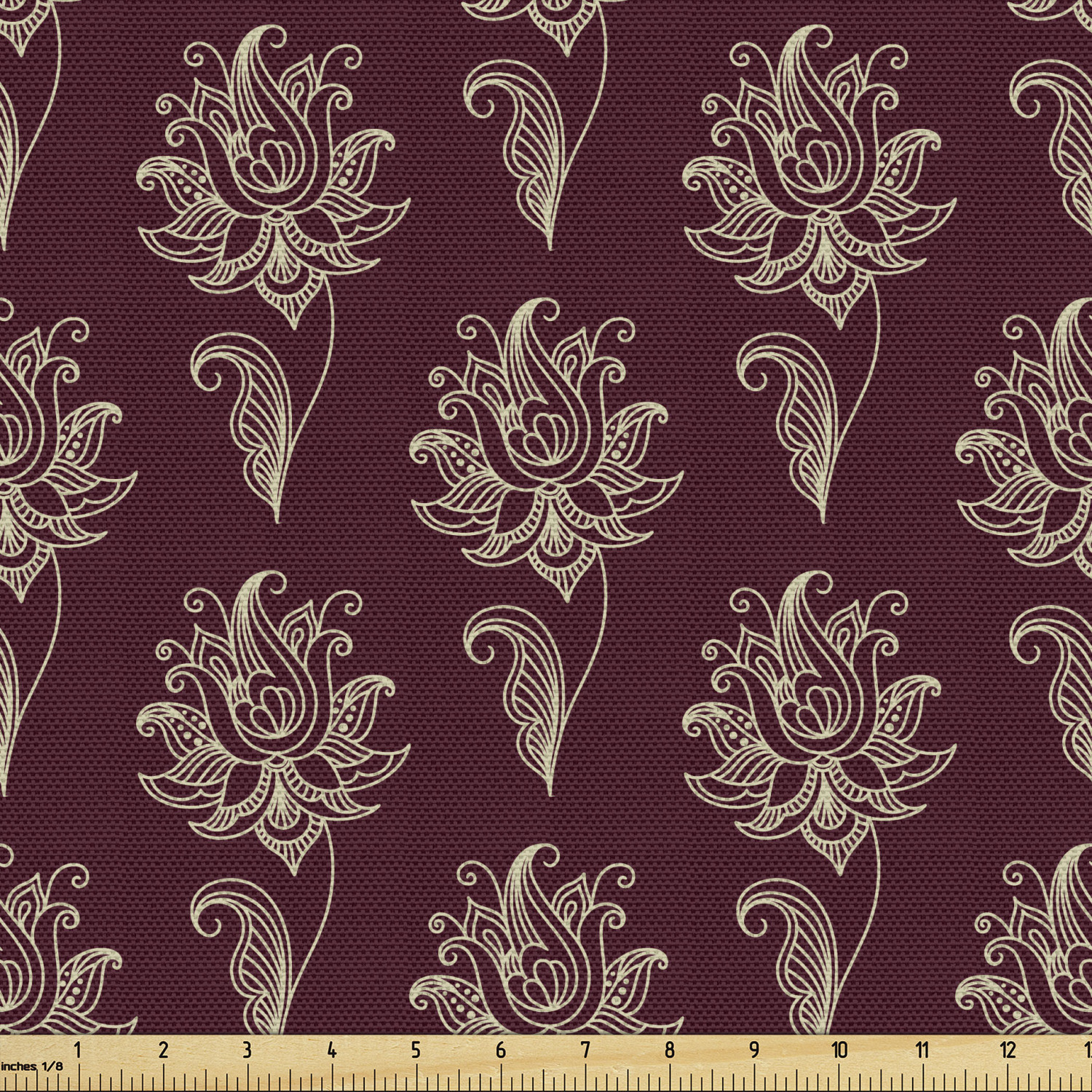 Fabric by The Yard Upholstery Fabric for Home Decorative by Ambesonne - Picture 49 of 152