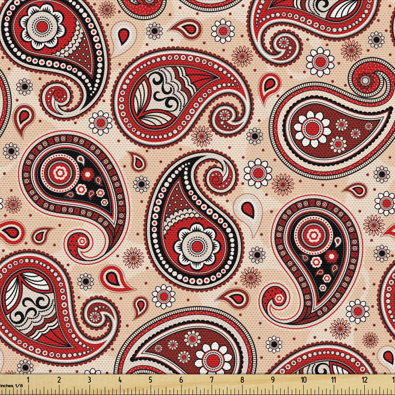 Fabric by The Yard Upholstery Fabric for Home Decorative by Ambesonne - Picture 113 of 152