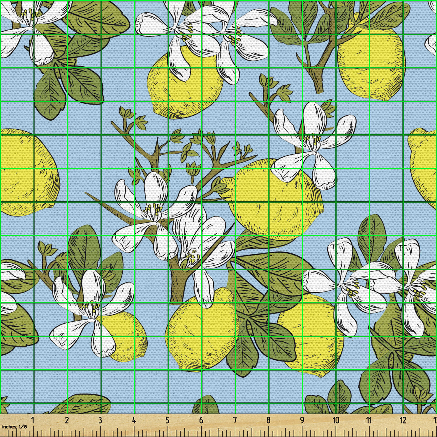 Ambesonne Botanical Design Fabric by the Yard Decorative Upholstery Home Accents - Picture 71 of 153