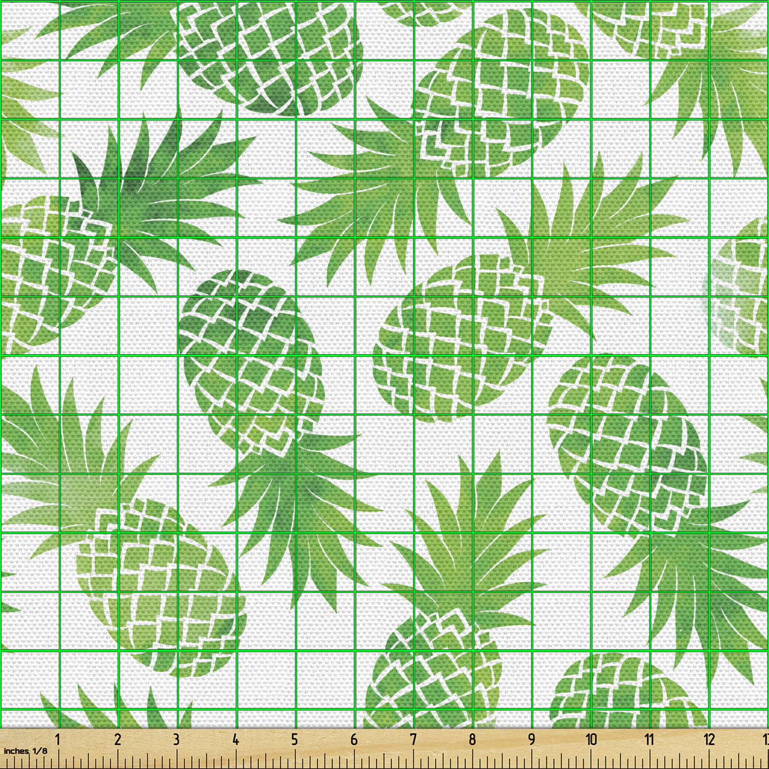 Acentos para el hogar tapicería decorativa de tela verde Ambesonne - Imagen 42 de 164