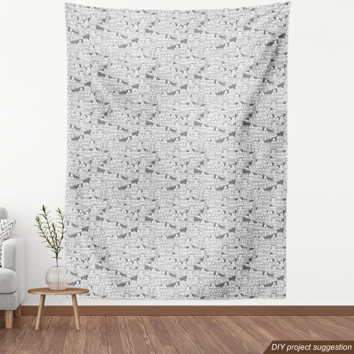 Ambesonne Modern Fabric by the Yard Decorative Upholstery Home Accents - Picture 40 of 164
