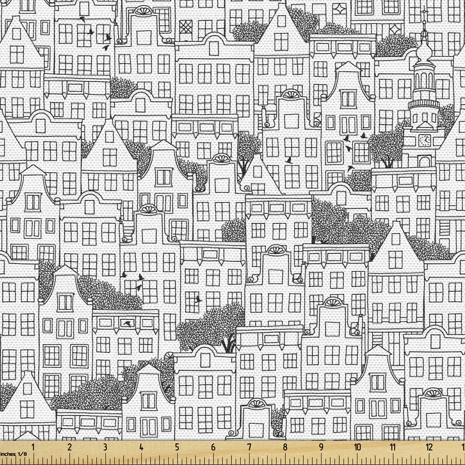Ambesonne Modern Fabric by the Yard Decorative Upholstery Home Accents - Picture 37 of 164