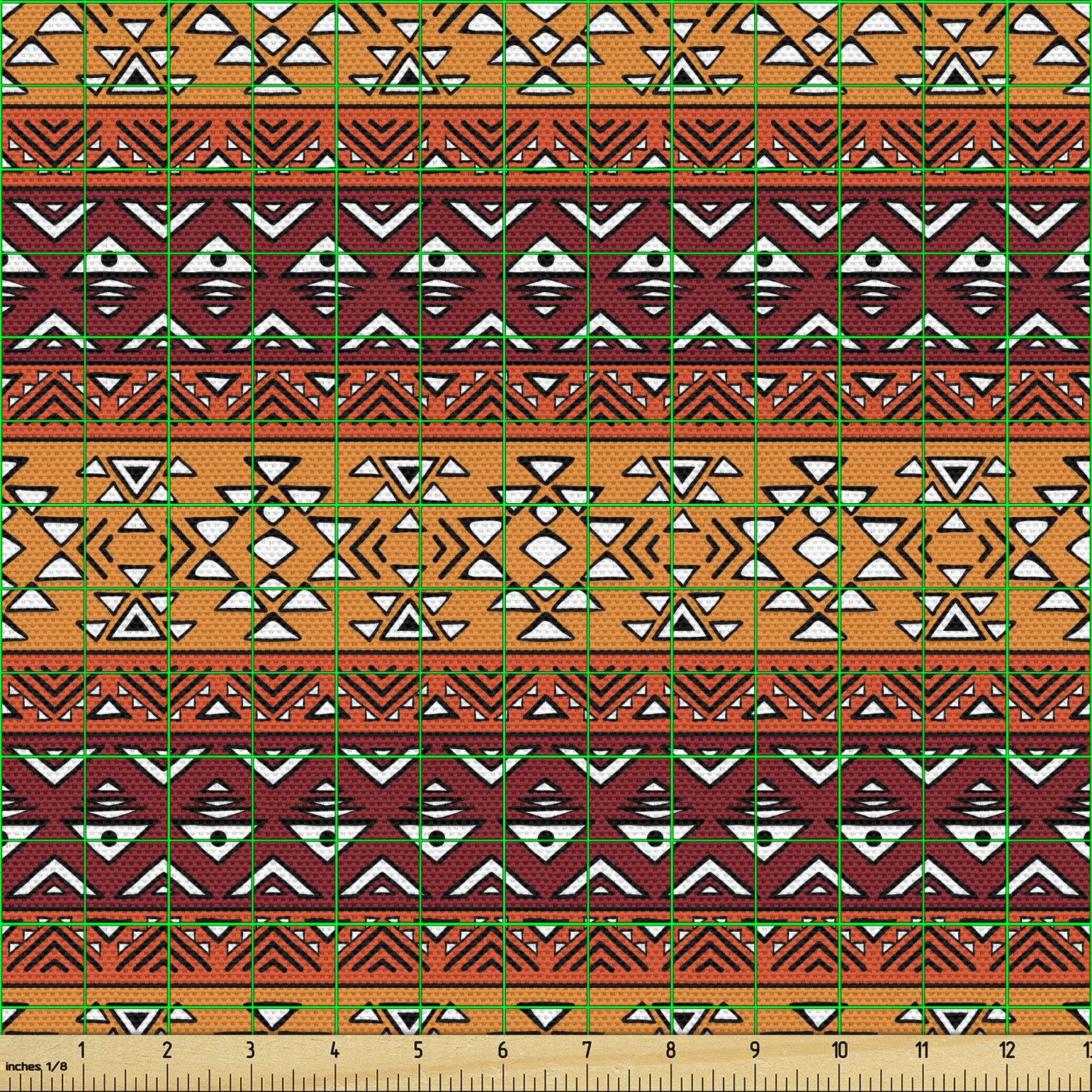 Ambesonne Tribal Fabric by the Yard Decorative Upholstery Home Accents - Picture 126 of 164
