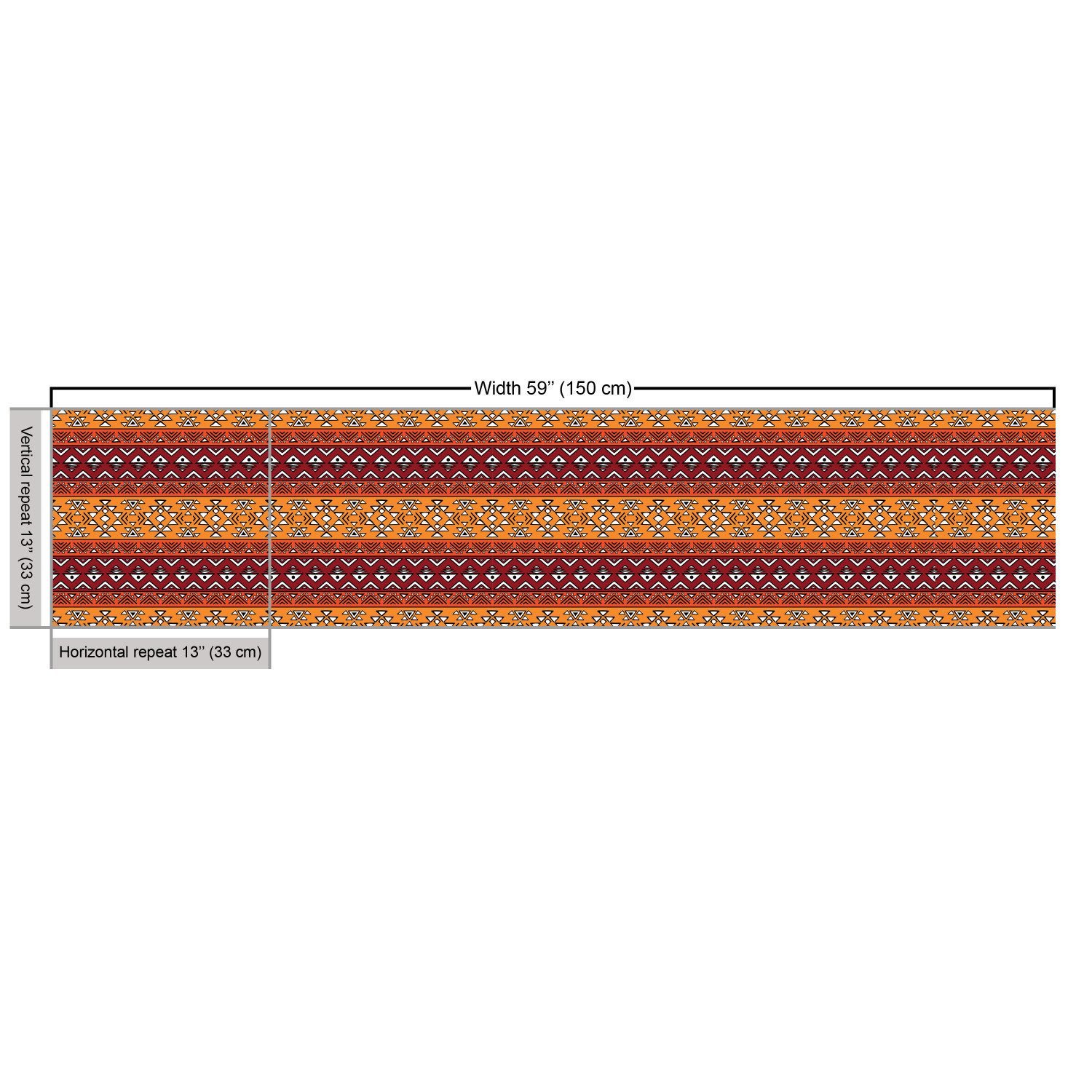 Ambesonne Tribal Fabric by the Yard Decorative Upholstery Home Accents - Picture 127 of 164