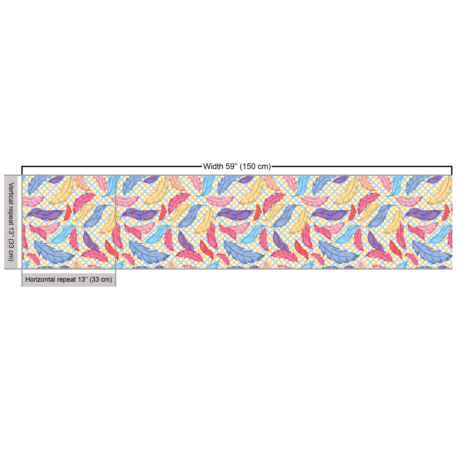Ambesonne Feather Fabric by the Yard Decorative Upholstery Home Accents - Picture 31 of 160