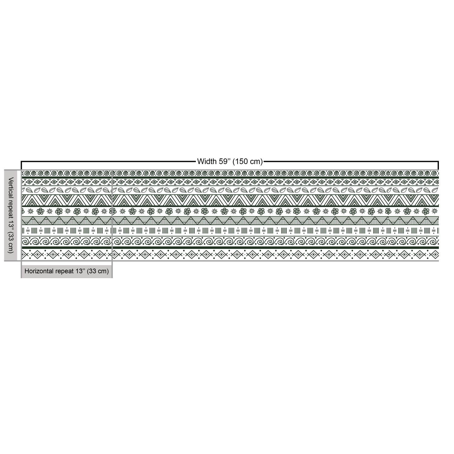 Ambesonne Tribal Fabric by the Yard Decorative Upholstery Home Accents - Picture 43 of 164