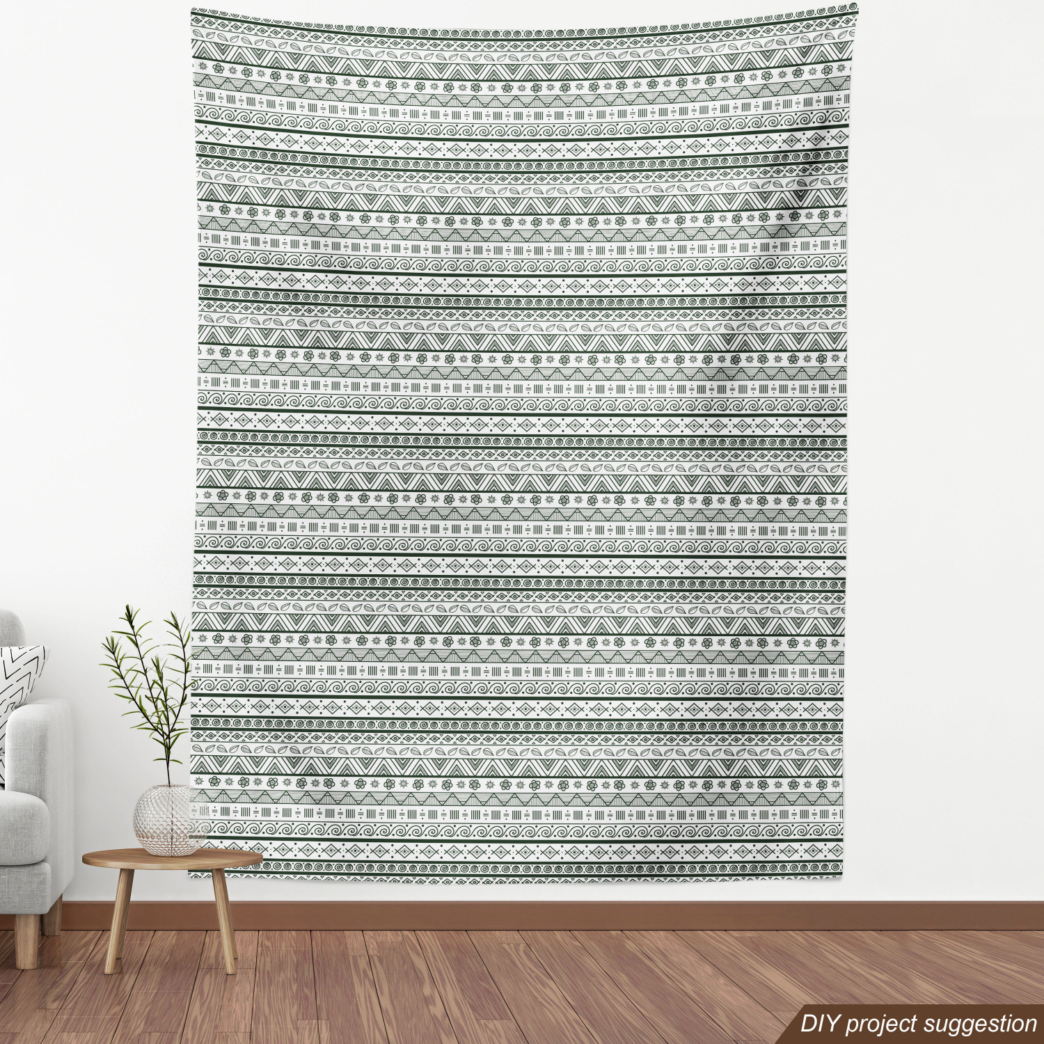 Ambesonne Tribal Fabric by the Yard Decorative Upholstery Home Accents - Picture 44 of 164
