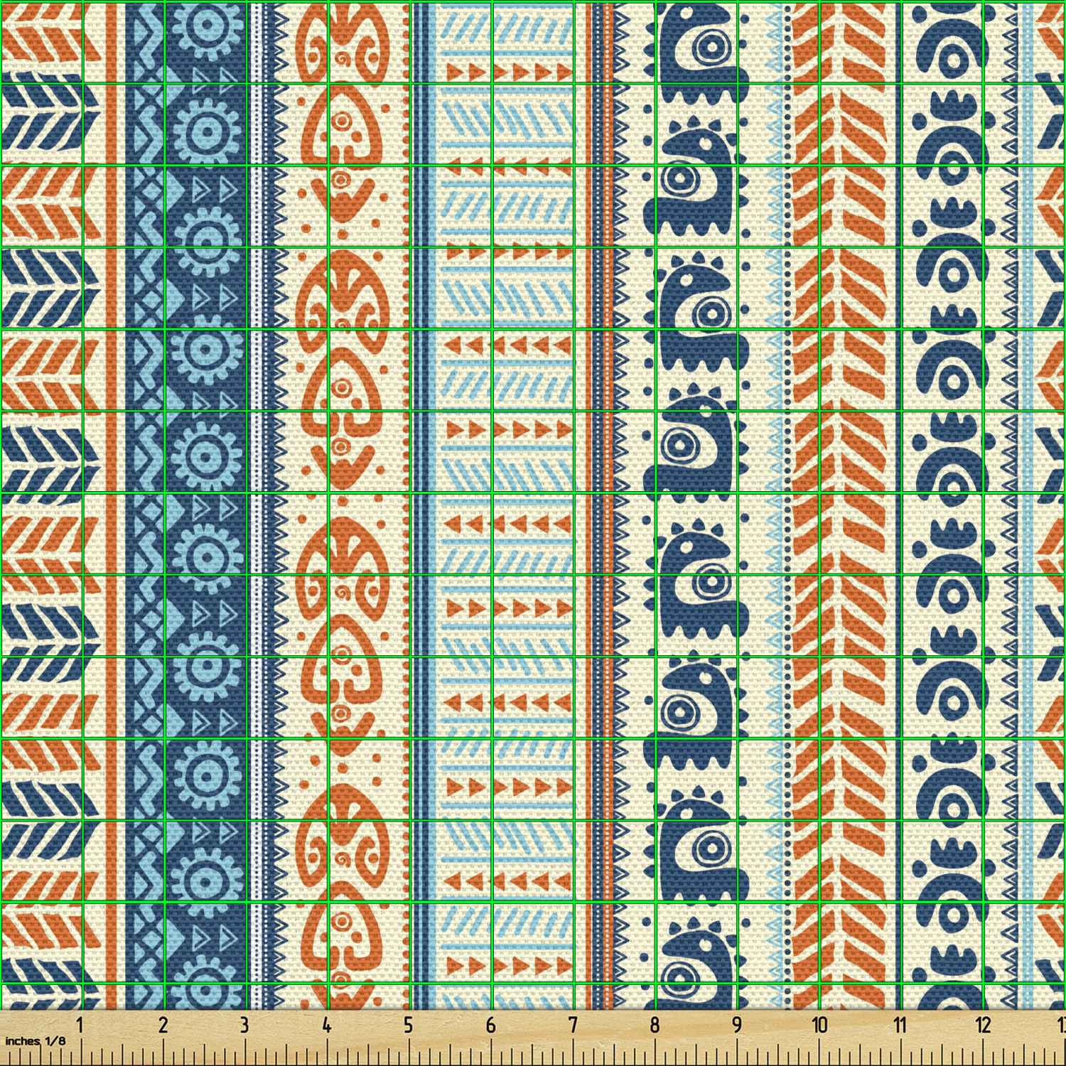 Ambesonne Tribal Fabric by the Yard Decorative Upholstery Home Accents - Picture 154 of 164