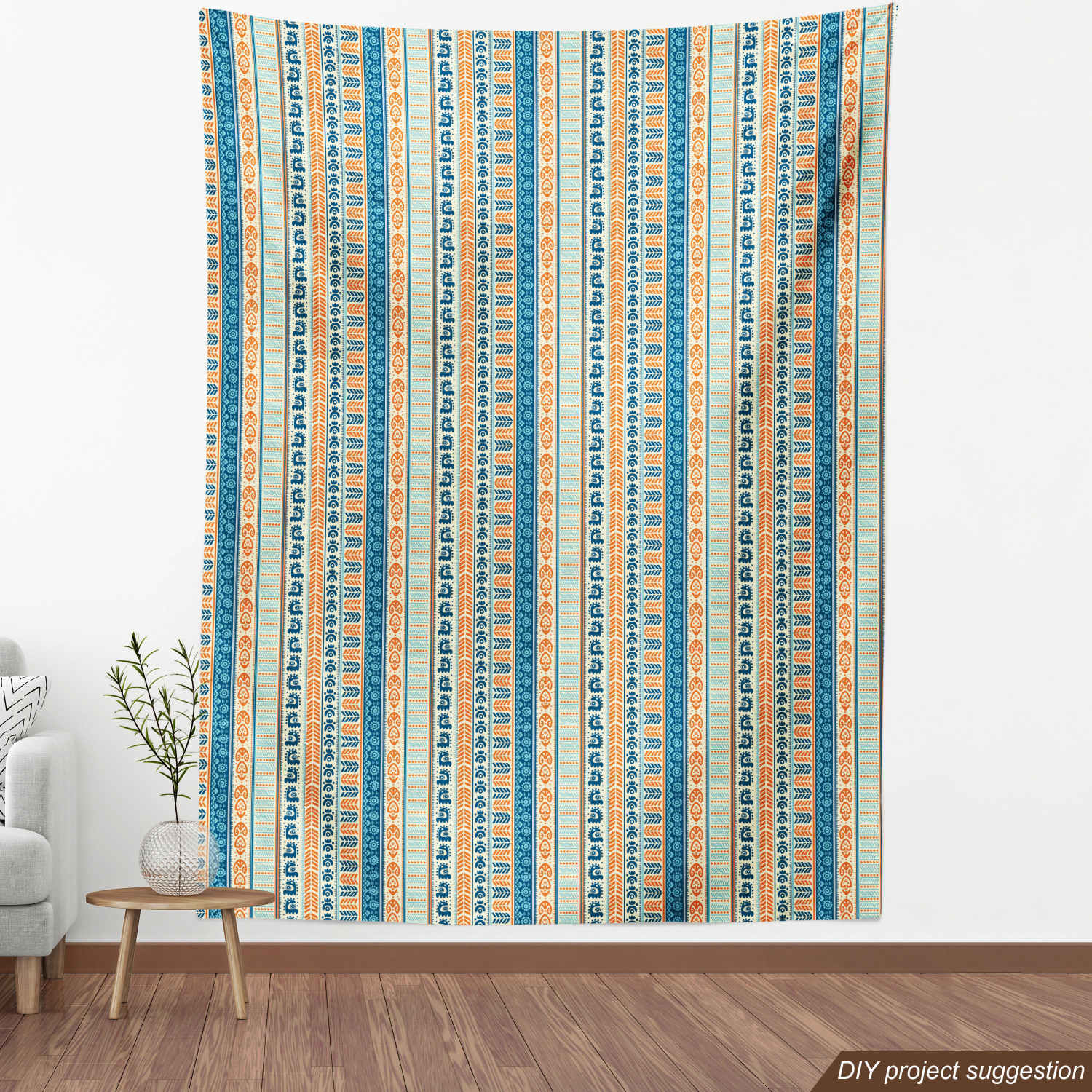 Ambesonne Tribal Fabric by the Yard Decorative Upholstery Home Accents - Picture 156 of 164