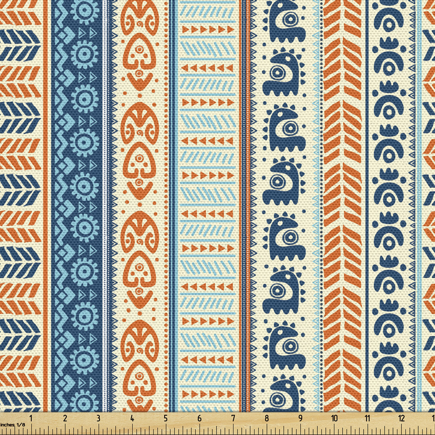 Ambesonne Tribal Fabric by the Yard Decorative Upholstery Home Accents - Picture 153 of 164