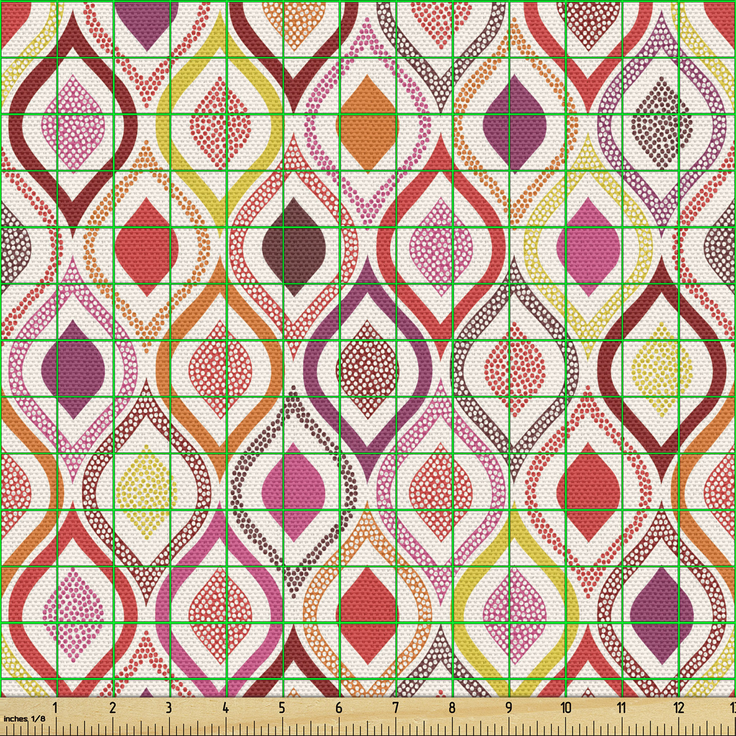 Ambesonne Modern Fabric by the Yard Decorative Upholstery Home Accents - Picture 34 of 164