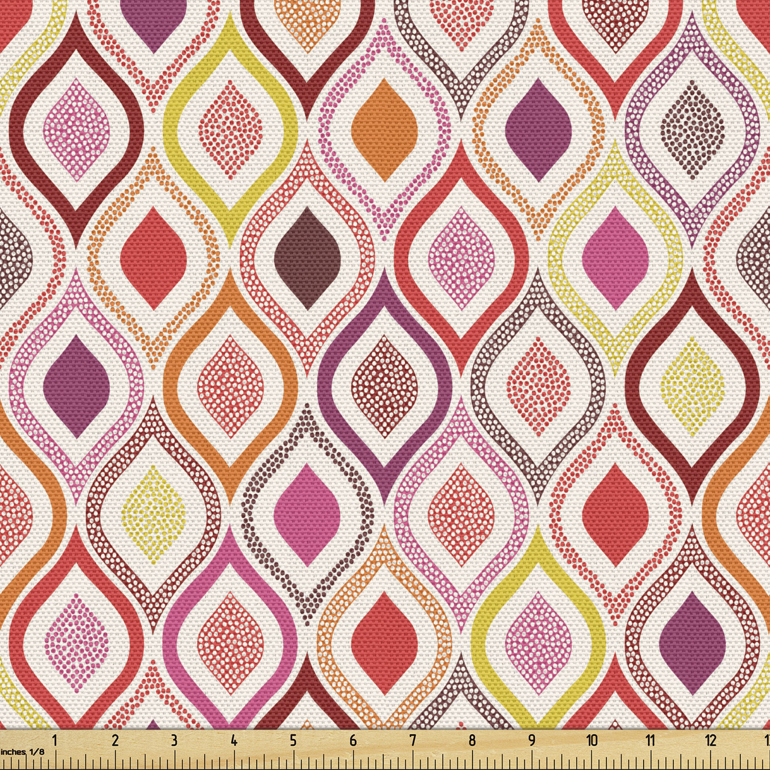 Ambesonne Modern Fabric by the Yard Decorative Upholstery Home Accents - Picture 33 of 164
