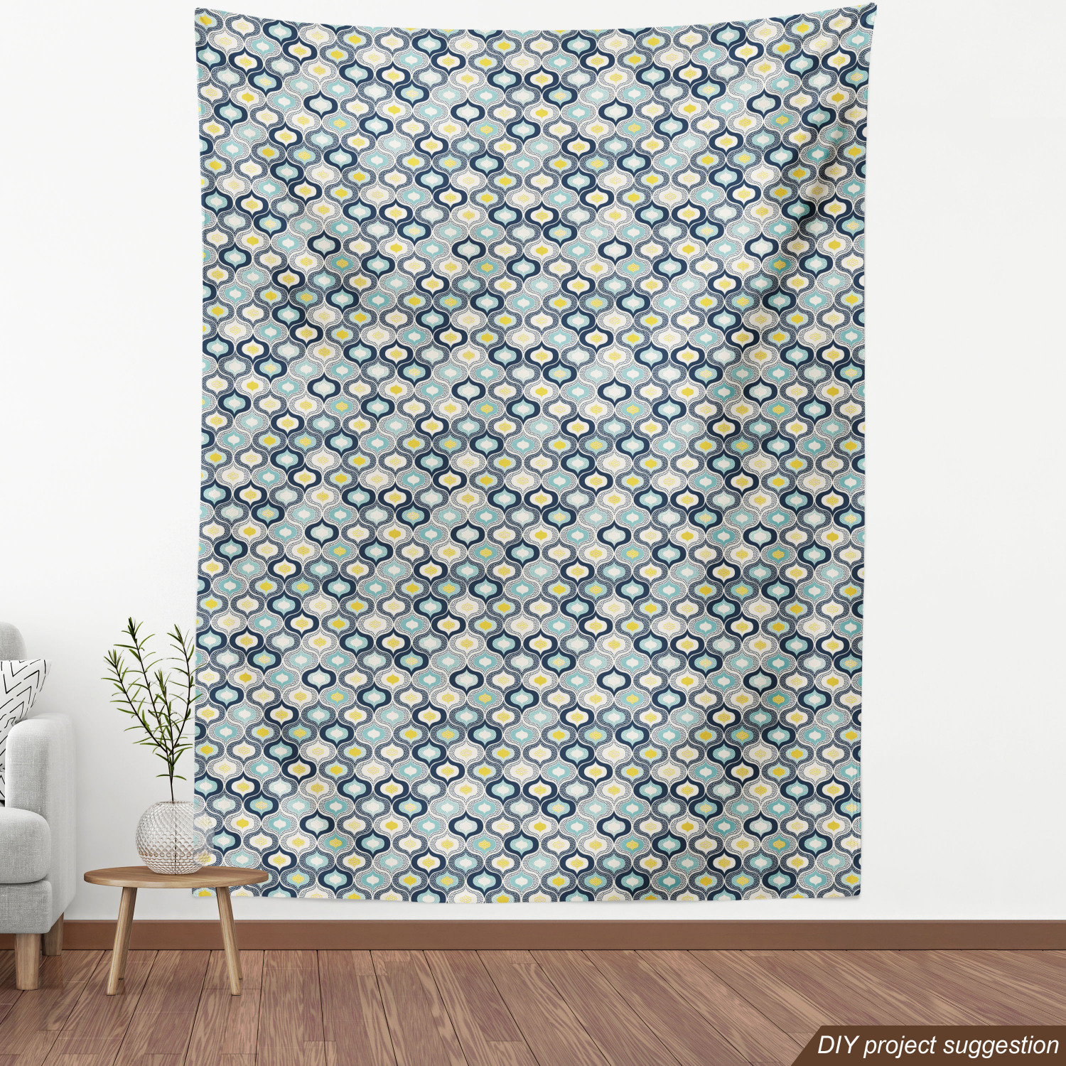 Ambesonne Modern Fabric by the Yard Decorative Upholstery Home Accents - Picture 76 of 164
