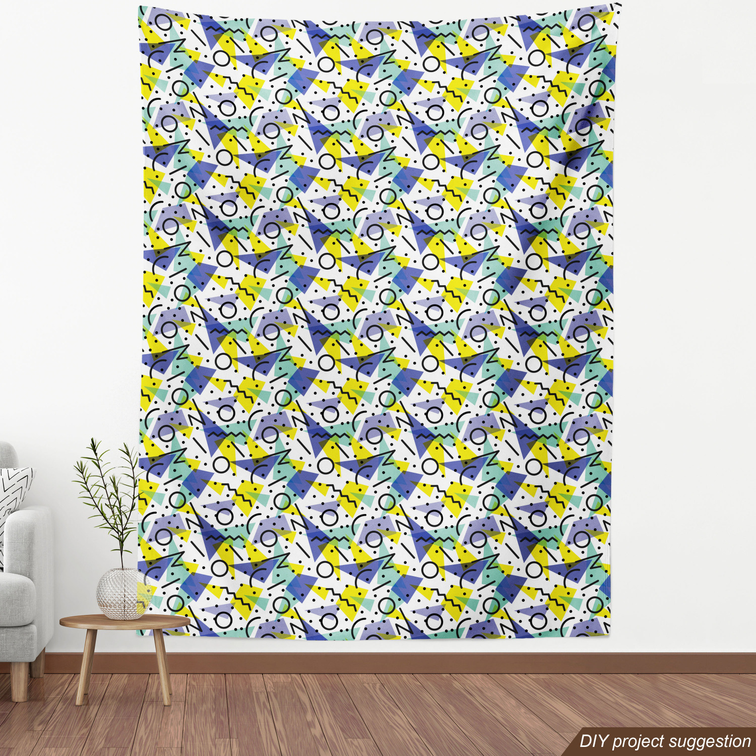Ambesonne Modern Fabric by the Yard Decorative Upholstery Home Accents - Picture 48 of 164