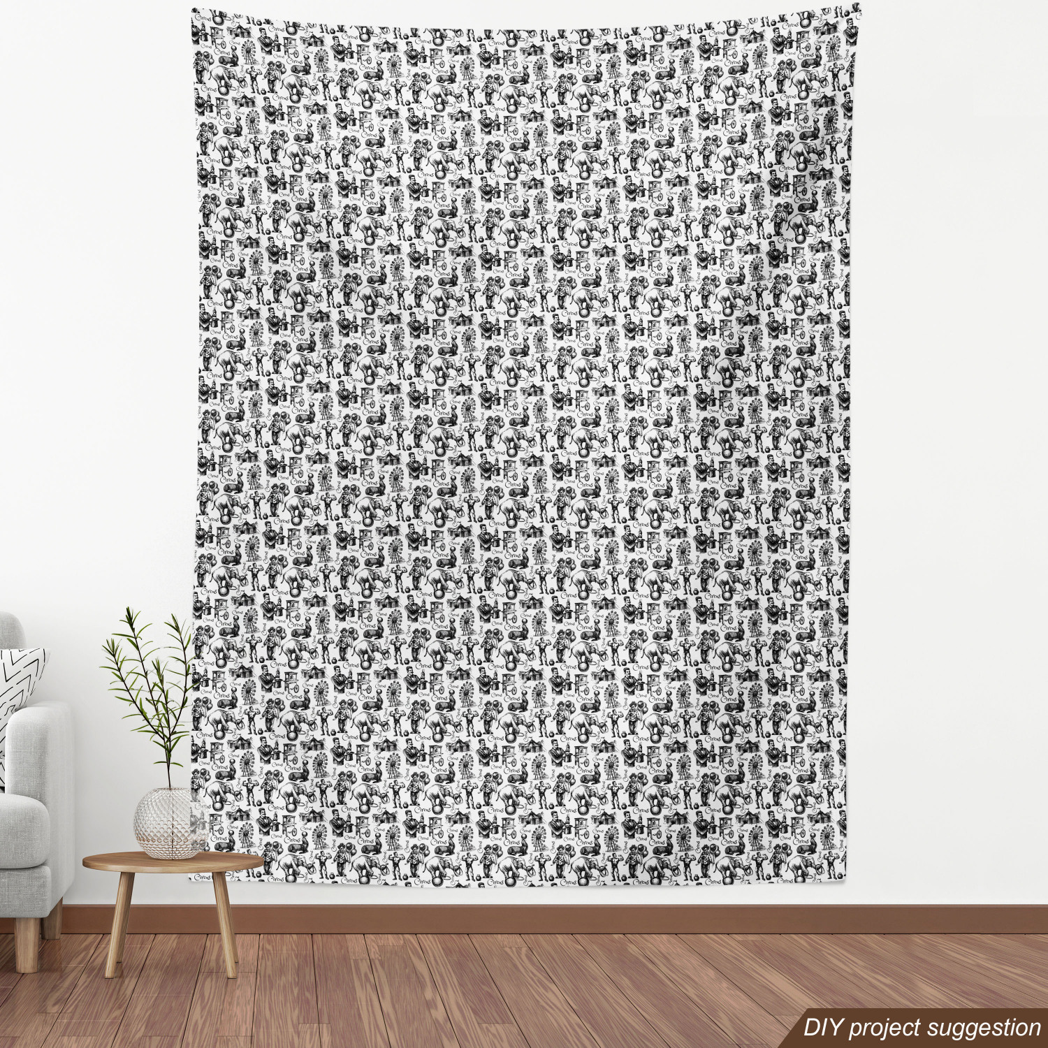 Ambesonne Modern Fabric by the Yard Decorative Upholstery Home Accents - Picture 28 of 164