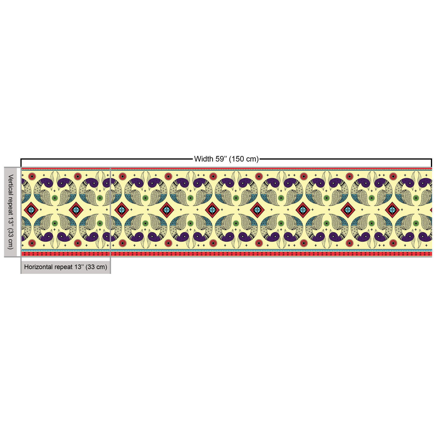 Ambesonne Tribal Fabric by the Yard Decorative Upholstery Home Accents - Picture 123 of 164