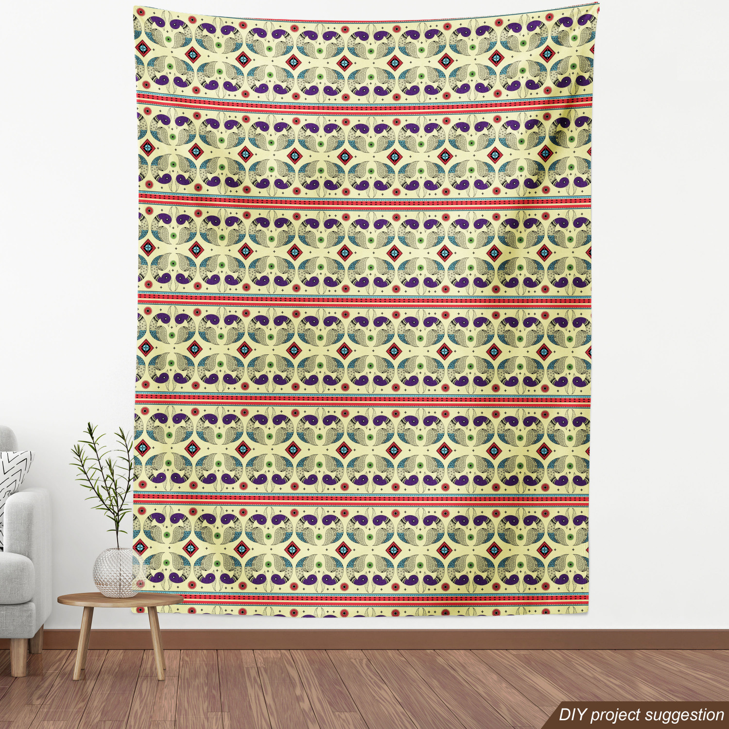 Ambesonne Tribal Fabric by the Yard Decorative Upholstery Home Accents - Picture 124 of 164
