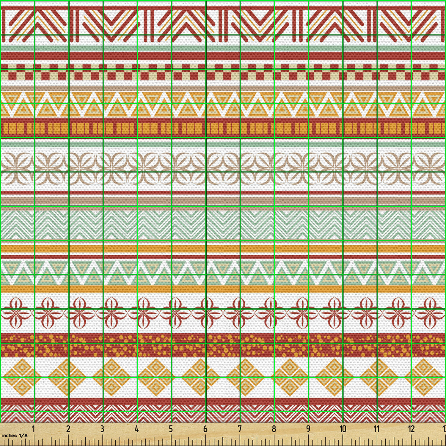 Ambesonne Tribal Fabric by the Yard Decorative Upholstery Home Accents - Picture 146 of 164