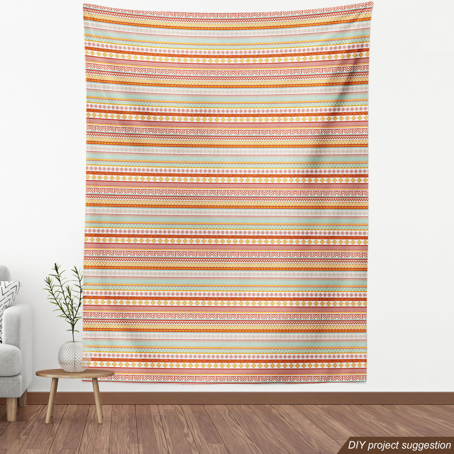 Ambesonne Tribal Fabric by the Yard Decorative Upholstery Home Accents - Picture 148 of 164