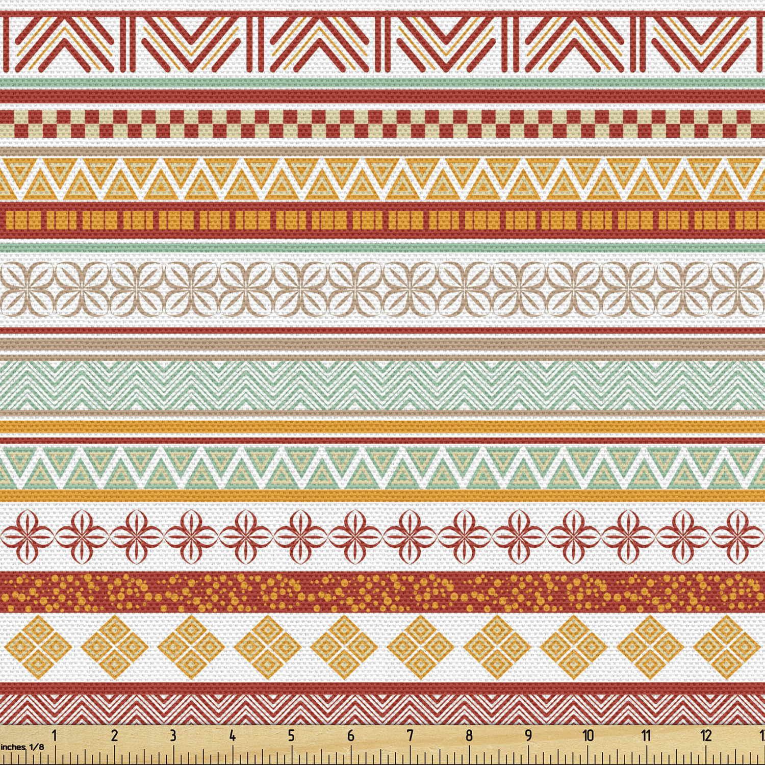 Ambesonne Tribal Fabric by the Yard Decorative Upholstery Home Accents - Picture 145 of 164