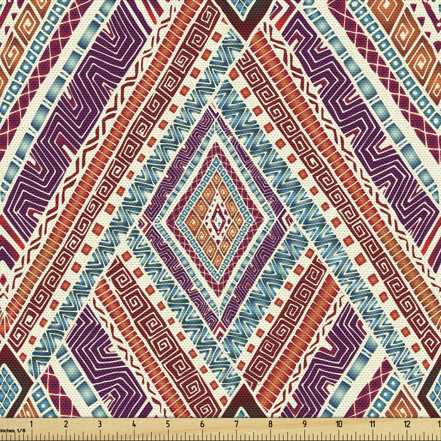 Ambesonne Tribal Fabric by the Yard Decorative Upholstery Home Accents - Picture 65 of 164