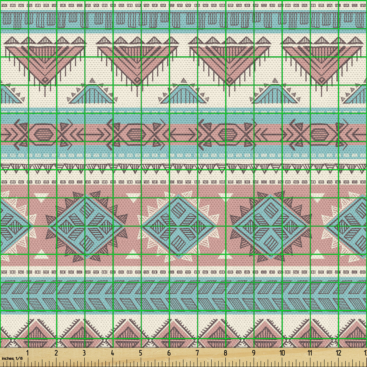 Ambesonne Tribal Fabric by the Yard Decorative Upholstery Home Accents - Picture 26 of 164