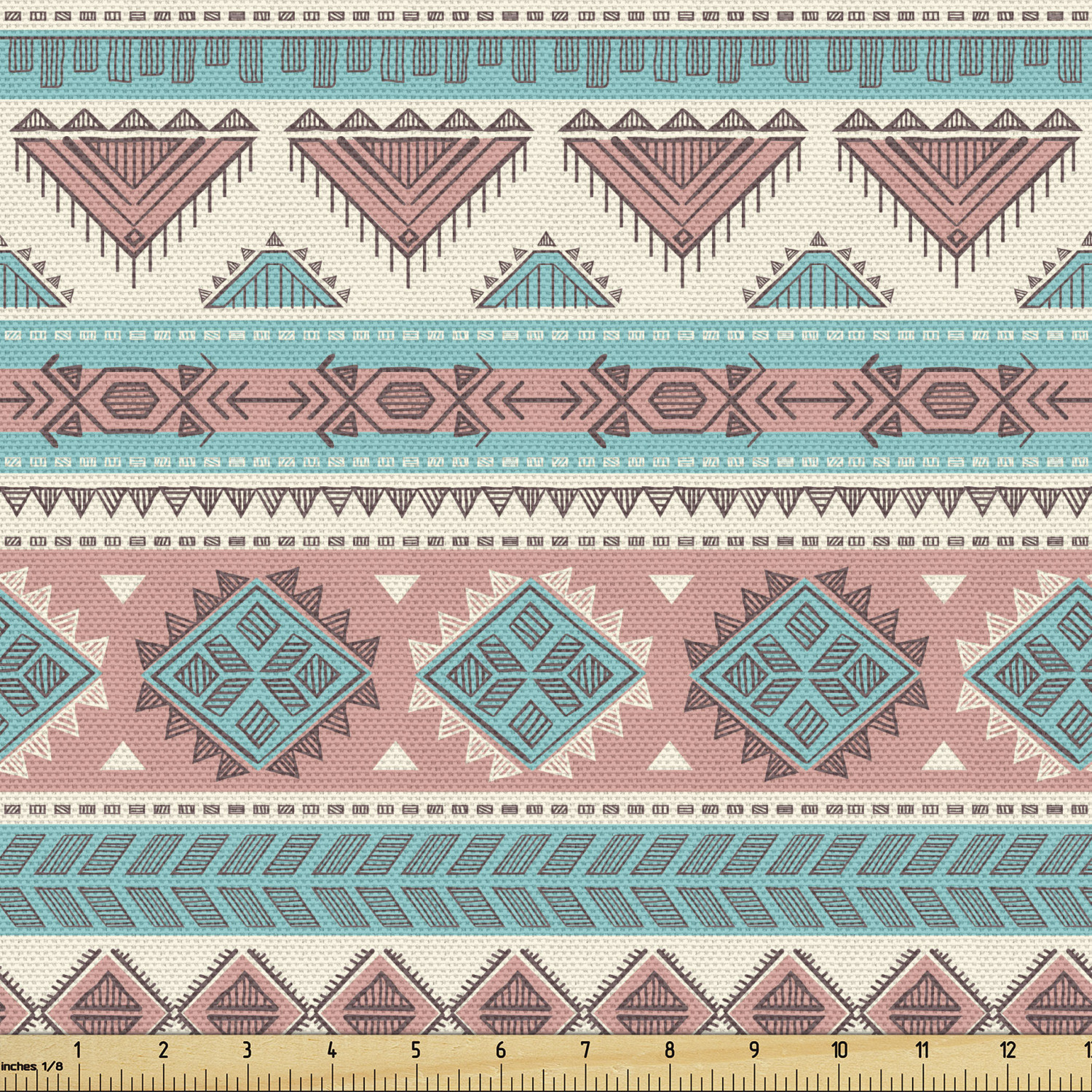 Ambesonne Tribal Fabric by the Yard Decorative Upholstery Home Accents - Picture 25 of 164