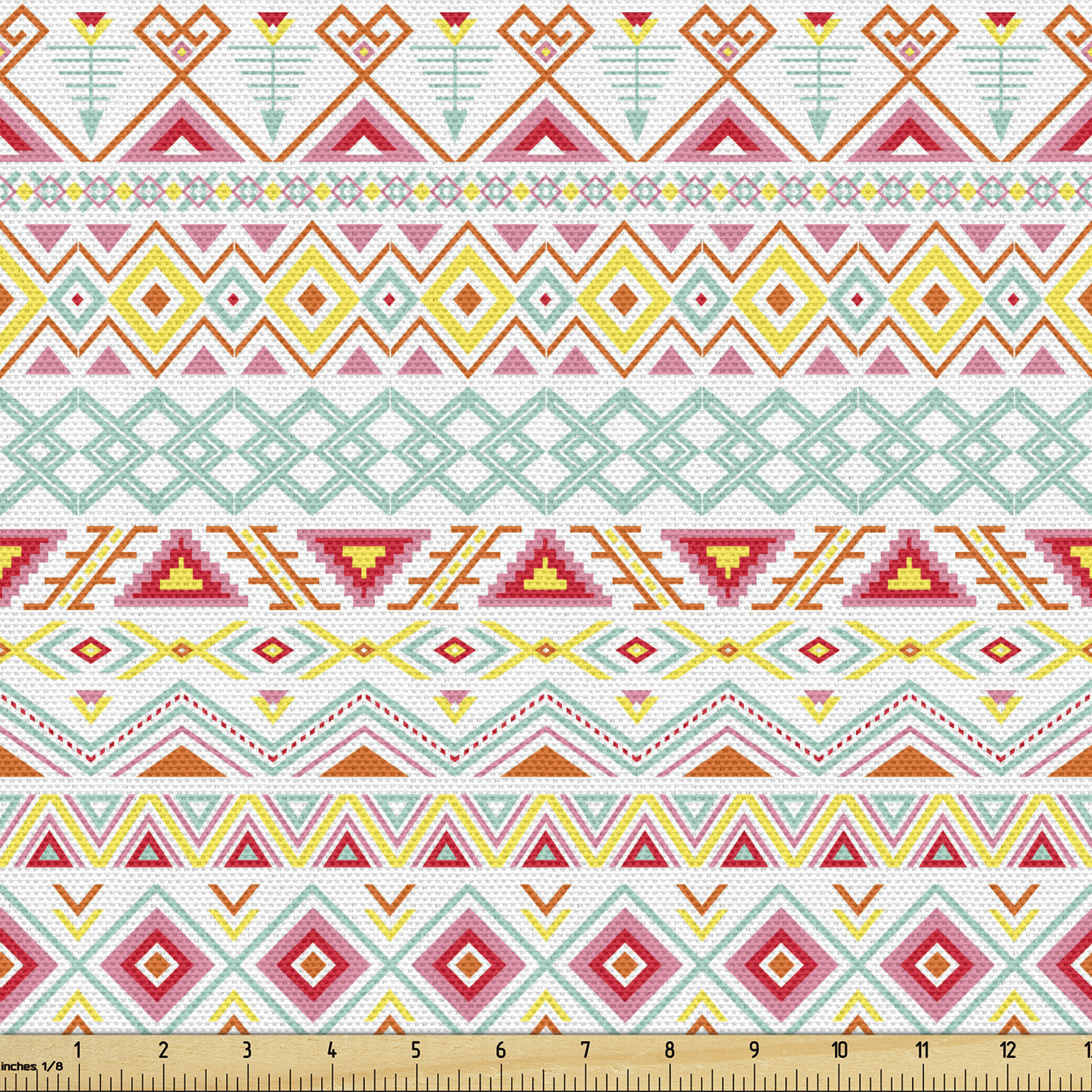 Ambesonne Tribal Fabric by the Yard Decorative Upholstery Home Accents - Picture 113 of 164