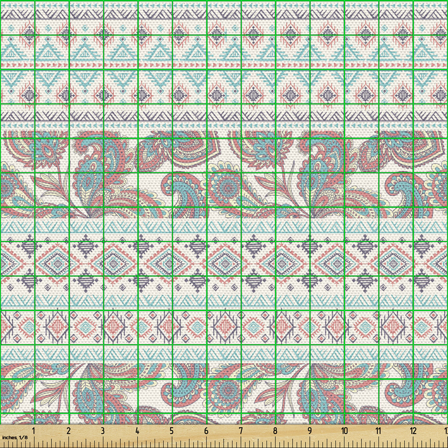Ambesonne Tribal Fabric by the Yard Decorative Upholstery Home Accents - Picture 78 of 164