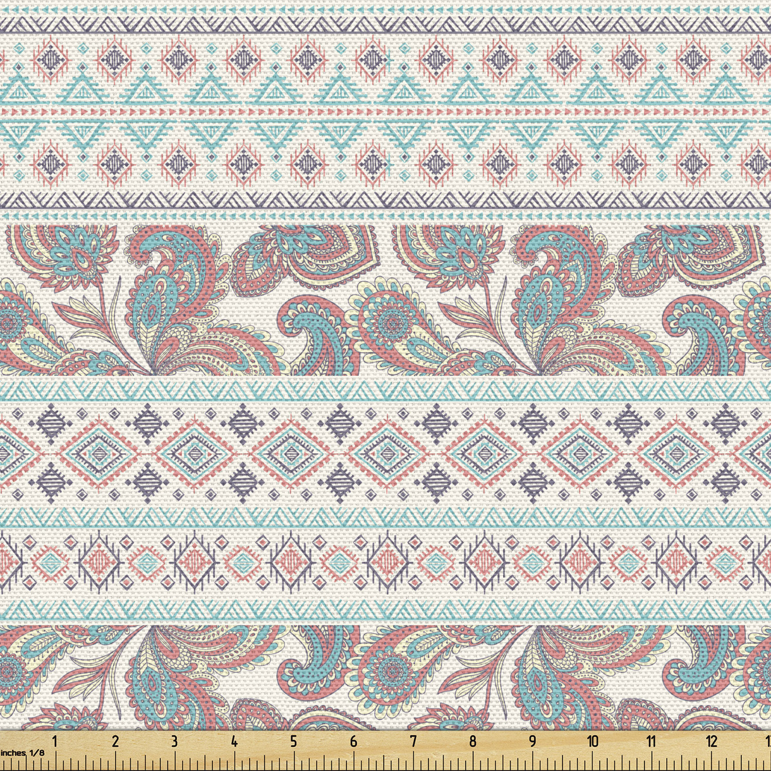 Ambesonne Tribal Fabric by the Yard Decorative Upholstery Home Accents - Picture 77 of 164