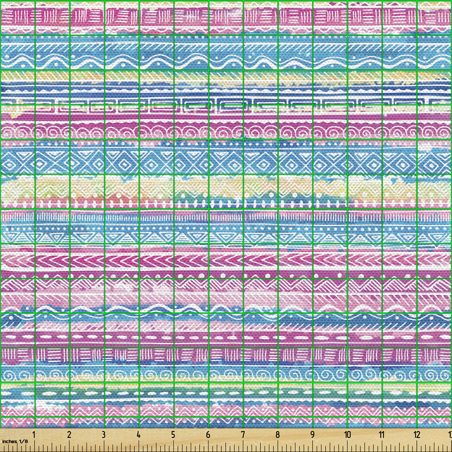 Ambesonne Tribal Fabric by the Yard Decorative Upholstery Home Accents - Picture 158 of 164