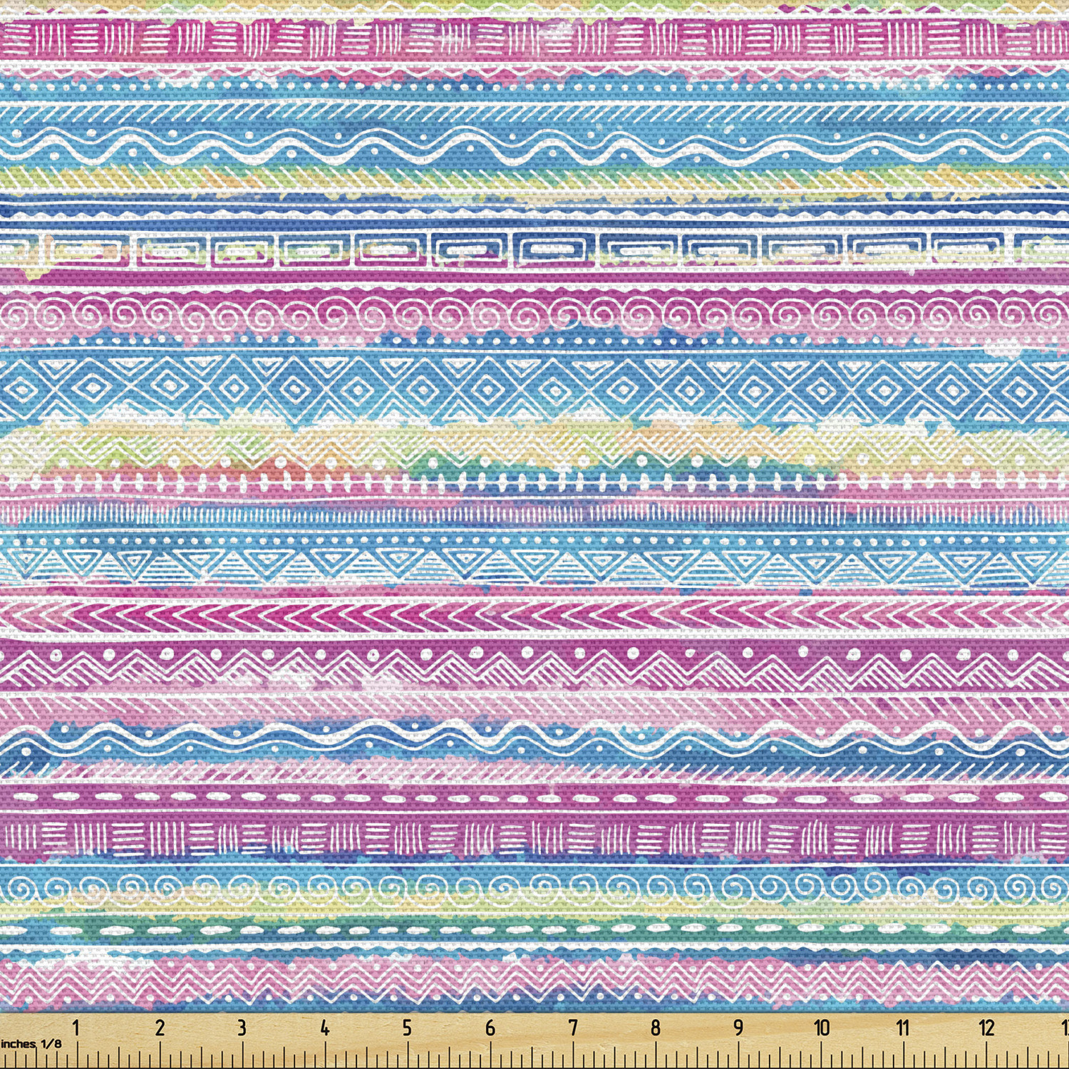 Ambesonne Tribal Fabric by the Yard Decorative Upholstery Home Accents - Picture 157 of 164