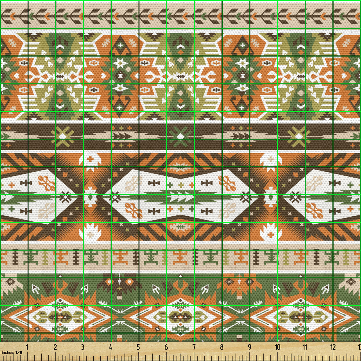 Ambesonne Tribal Fabric by the Yard Decorative Upholstery Home Accents - Picture 34 of 164