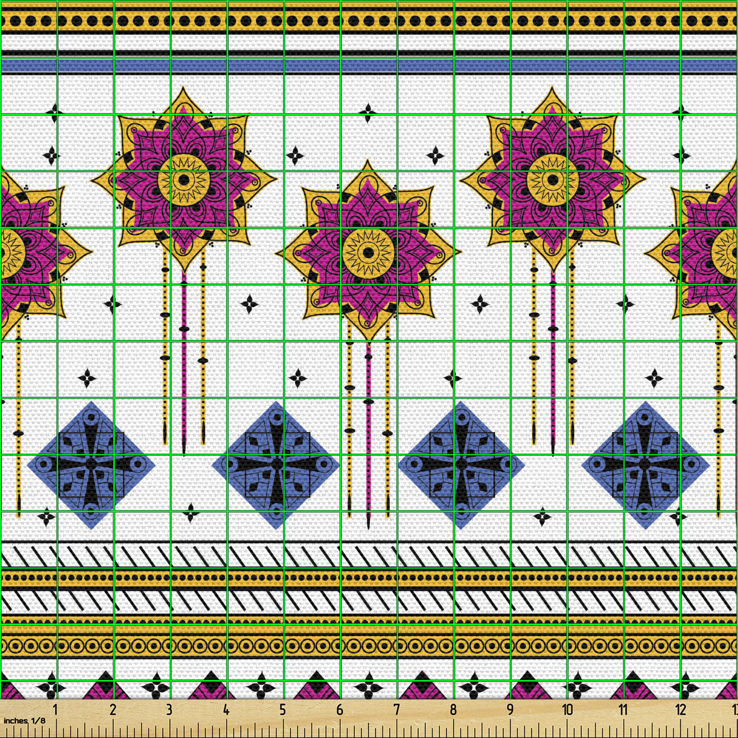Ambesonne Tribal Fabric by the Yard Decorative Upholstery Home Accents - Picture 106 of 164