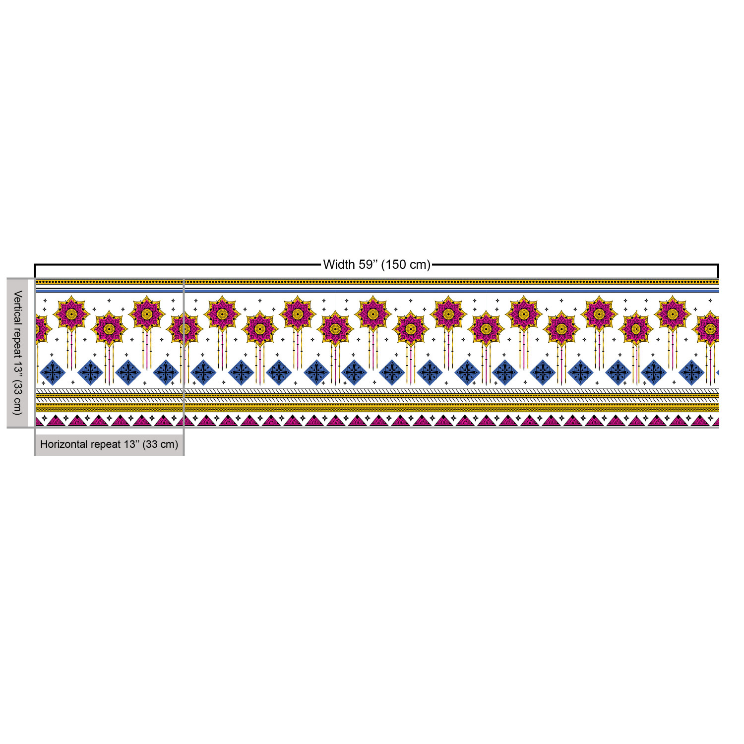 Ambesonne Tribal Fabric by the Yard Decorative Upholstery Home Accents - Picture 107 of 164