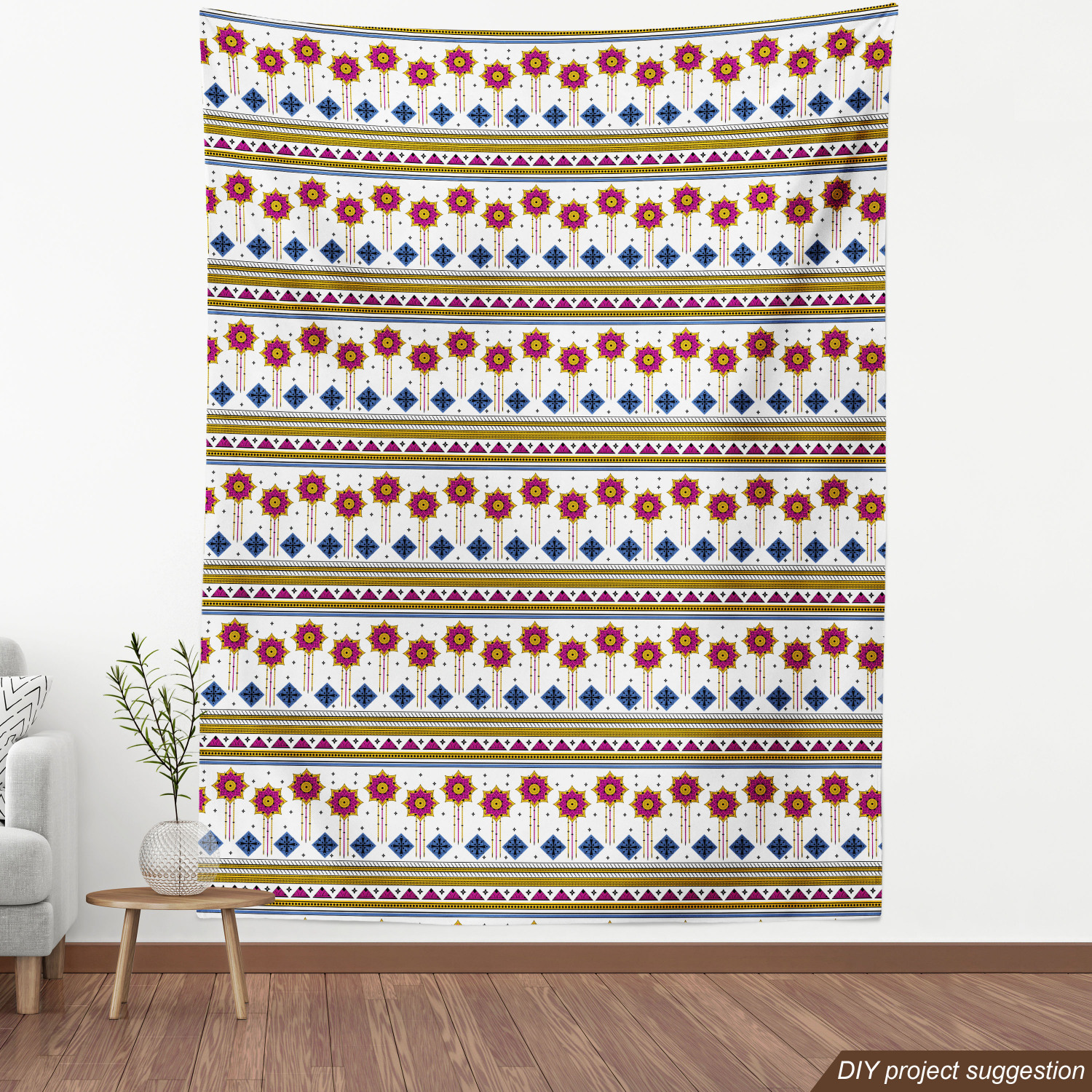Ambesonne Tribal Fabric by the Yard Decorative Upholstery Home Accents - Picture 108 of 164