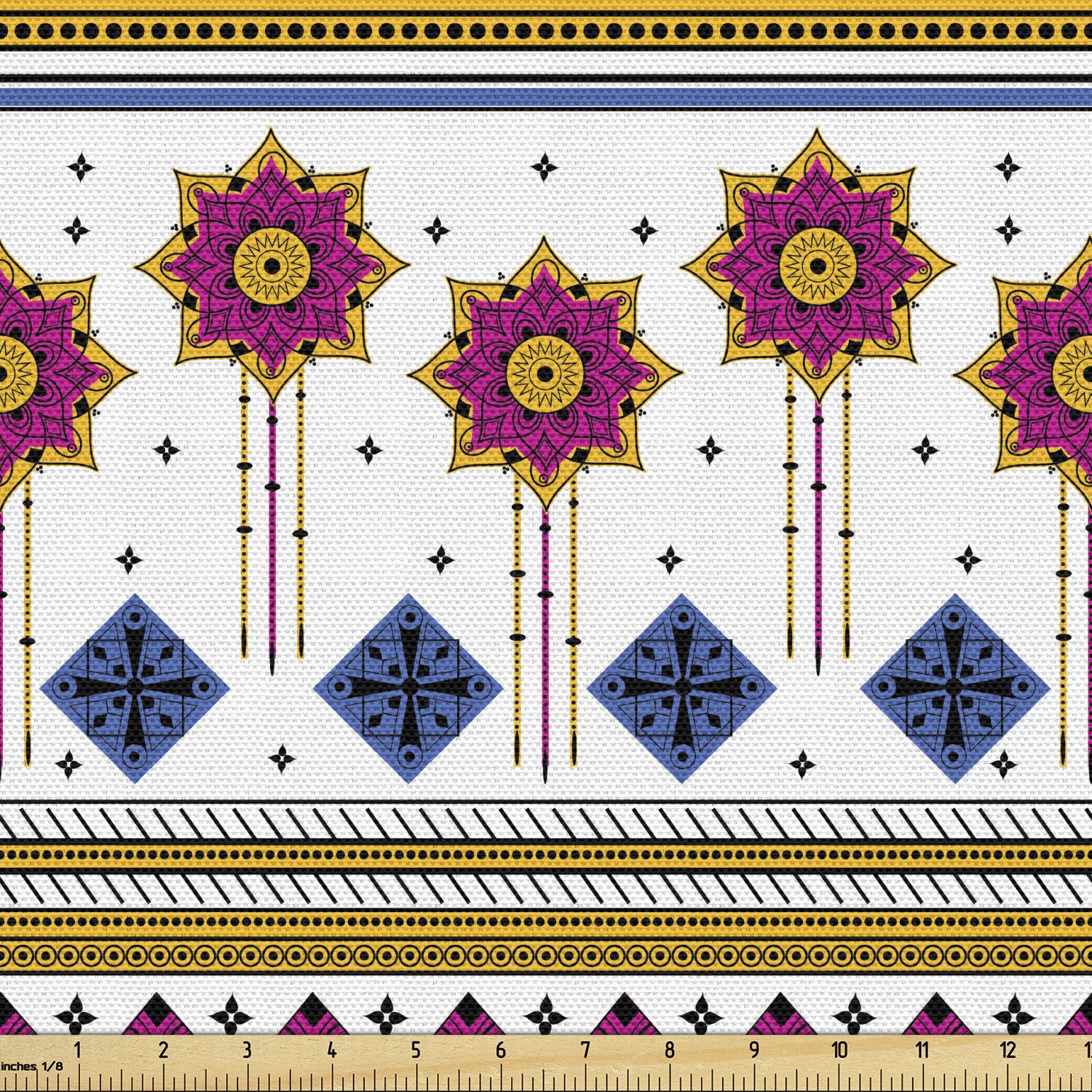 Ambesonne Tribal Fabric by the Yard Decorative Upholstery Home Accents - Picture 105 of 164