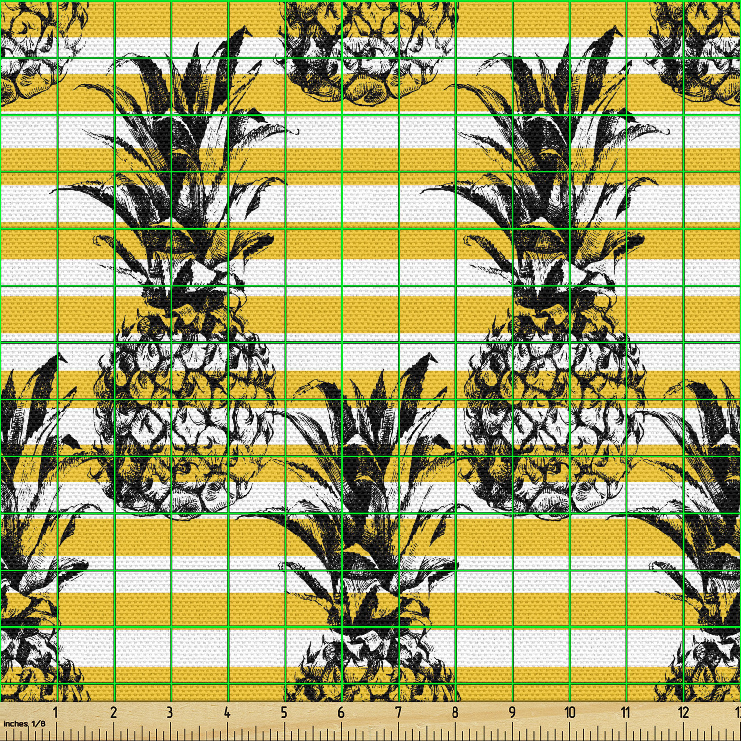Ambesonne Grunge Fabric by the Yard Decorative Upholstery Home Accents - Picture 118 of 164
