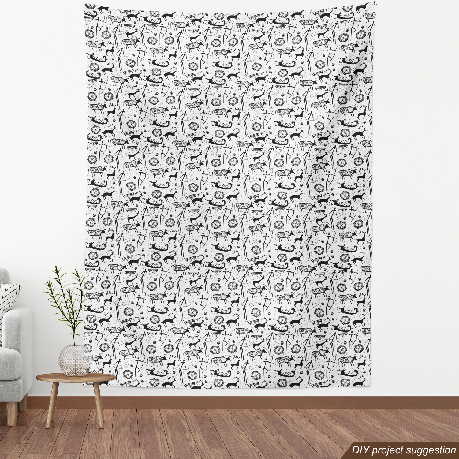 Ambesonne Tribal Fabric by the Yard Decorative Upholstery Home Accents - Picture 120 of 164
