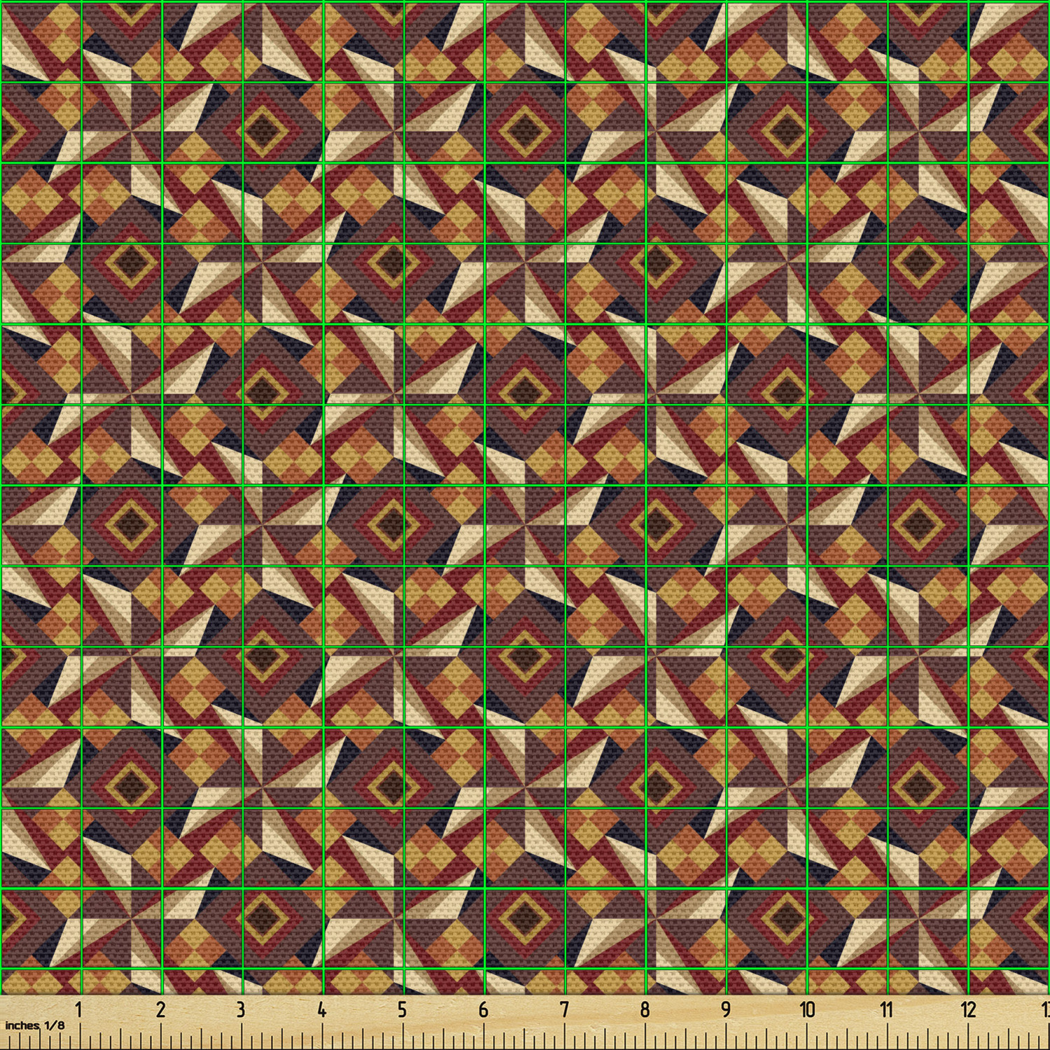 Ambesonne Modern Fabric by the Yard Decorative Upholstery Home Accents - Picture 106 of 164