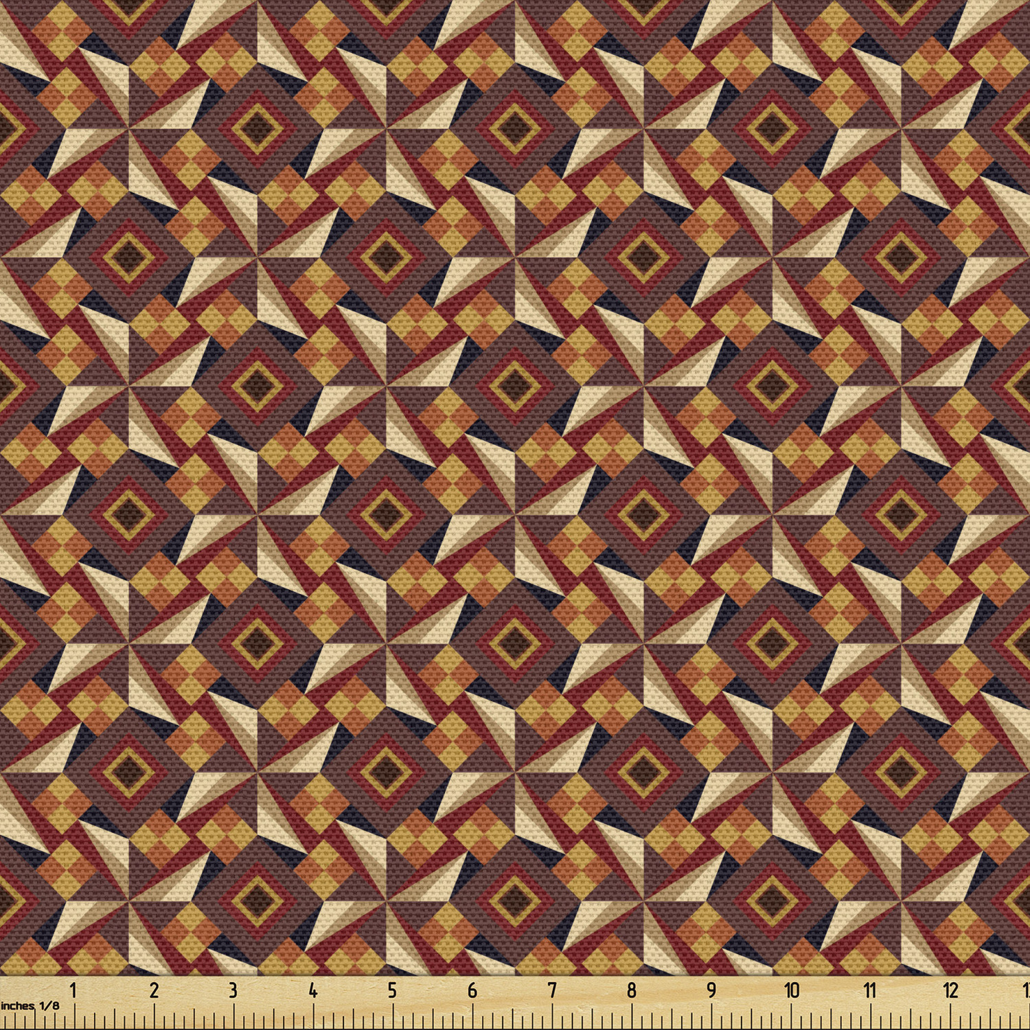 Ambesonne Modern Fabric by the Yard Decorative Upholstery Home Accents - Picture 105 of 164