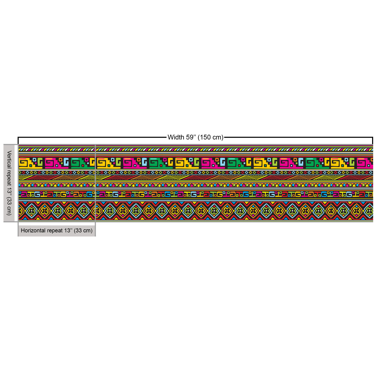 Ambesonne Tribal Fabric by the Yard Decorative Upholstery Home Accents - Picture 63 of 164