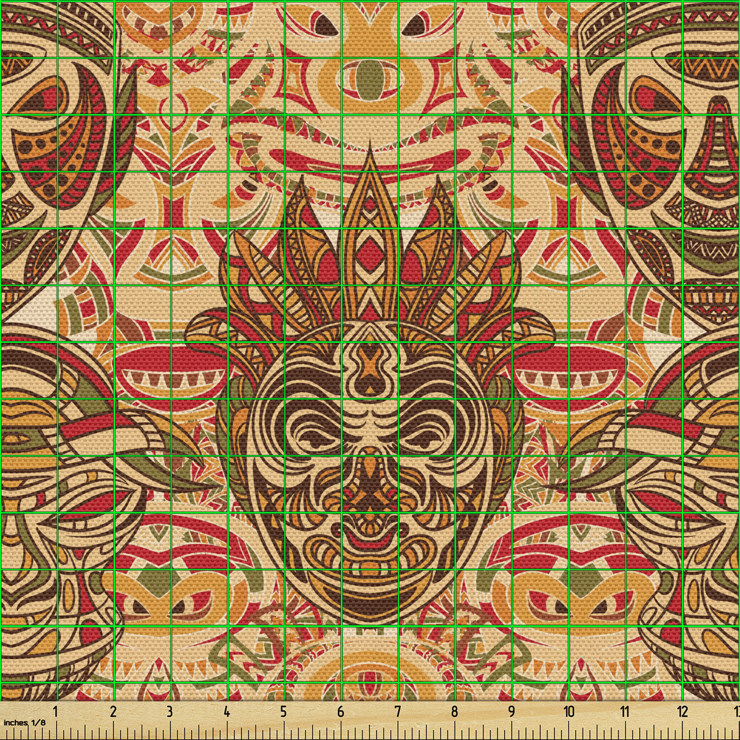 Ambesonne Tribal Fabric by the Yard Decorative Upholstery Home Accents - Picture 98 of 164
